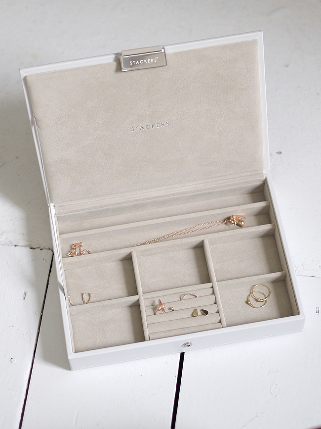 Stackers Κουτί Κοσμημάτων διπλό, κλασικό, taupe