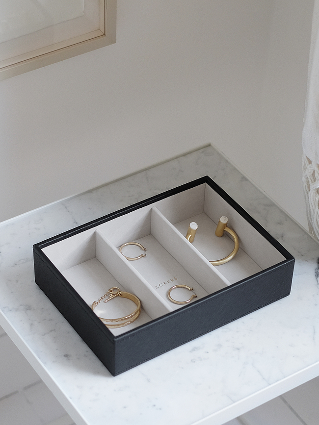 Stackers Κουτί Κοσμημάτων διπλό, κλασικό, taupe