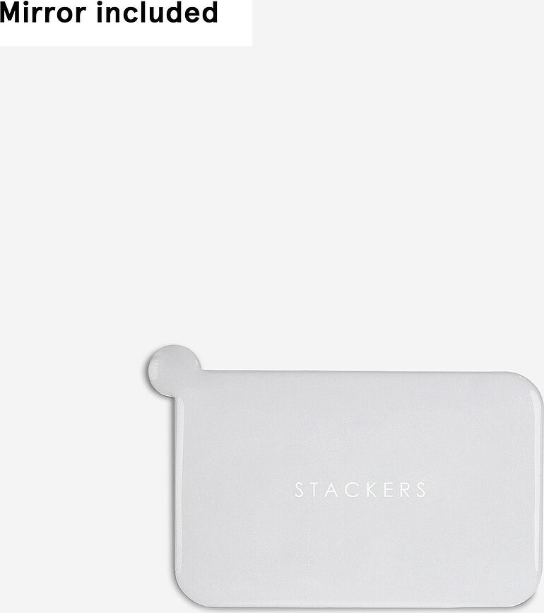 Stackers Kozmetička kutija Compact baršun granatna