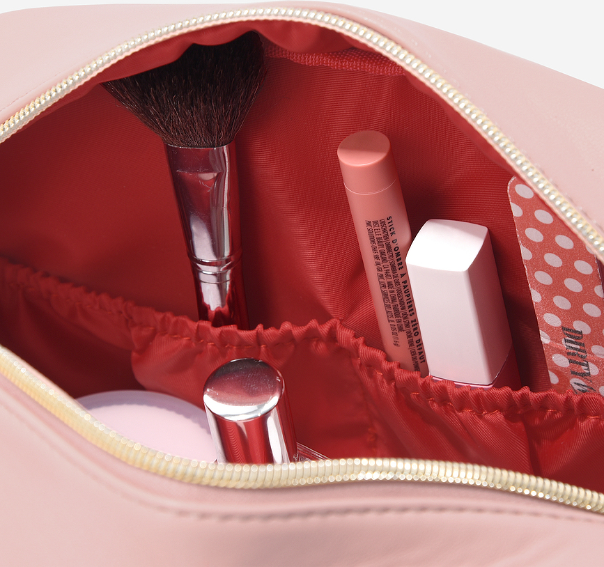 Stackers Kozmetična torbica Heart, roza-rdeča