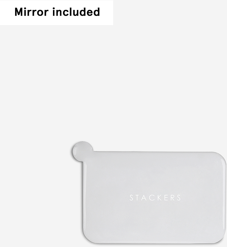 Stackers Kozmetična torbica z ogledalom, taupe