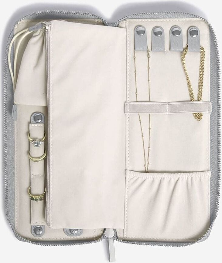 Stackers Kutija za Nakit putna s pretincem za prstenje kadulja zelena