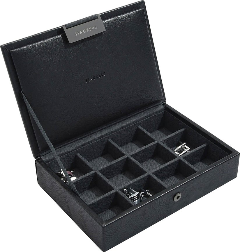 Stackers Kutija za Manžete mini s poklopcem 12 odjeljaka