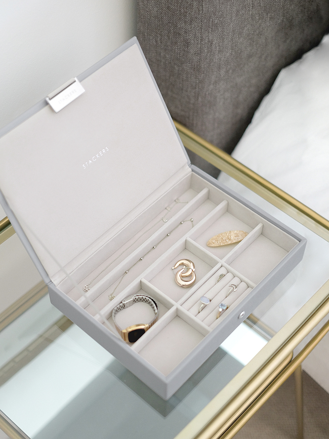 Stackers Kutija za nakit dvostruka klasična taupe