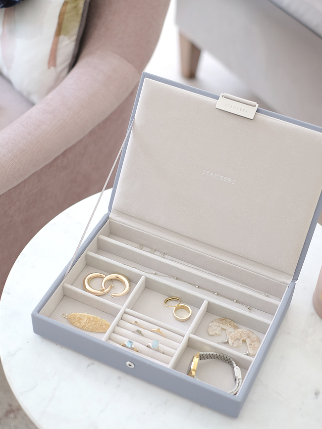 Stackers Kutija za nakit dvostruka klasična taupe