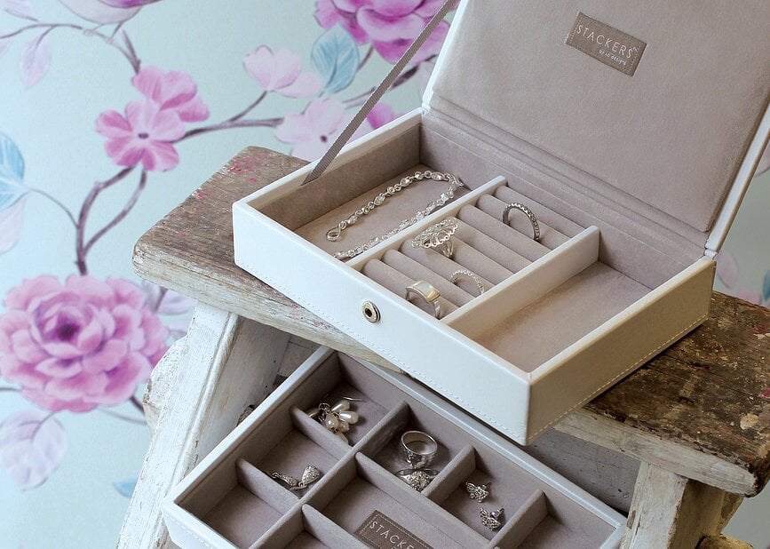 Stackers Kutija za nakit mini s 11 pretinaca taupe