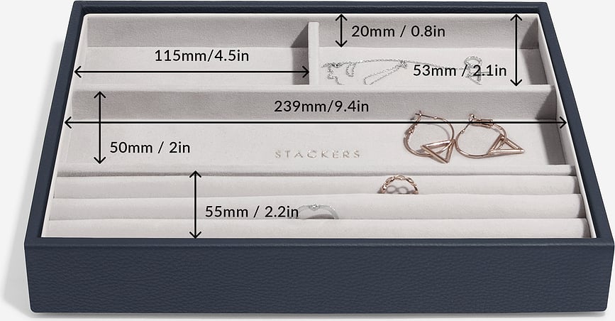 Stackers Kutija za Nakit 4 pretinca klasična taupe