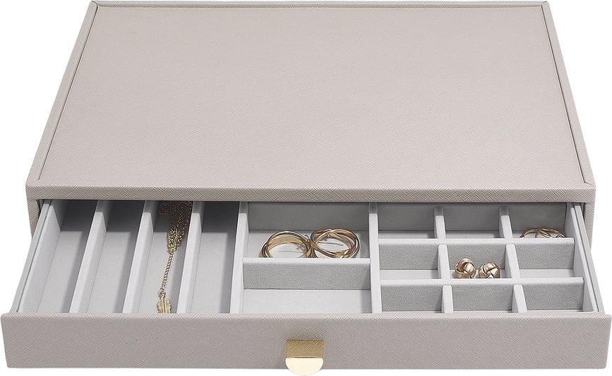 Stackers Kutija za Nakit supersize s 3 ladice taupe
