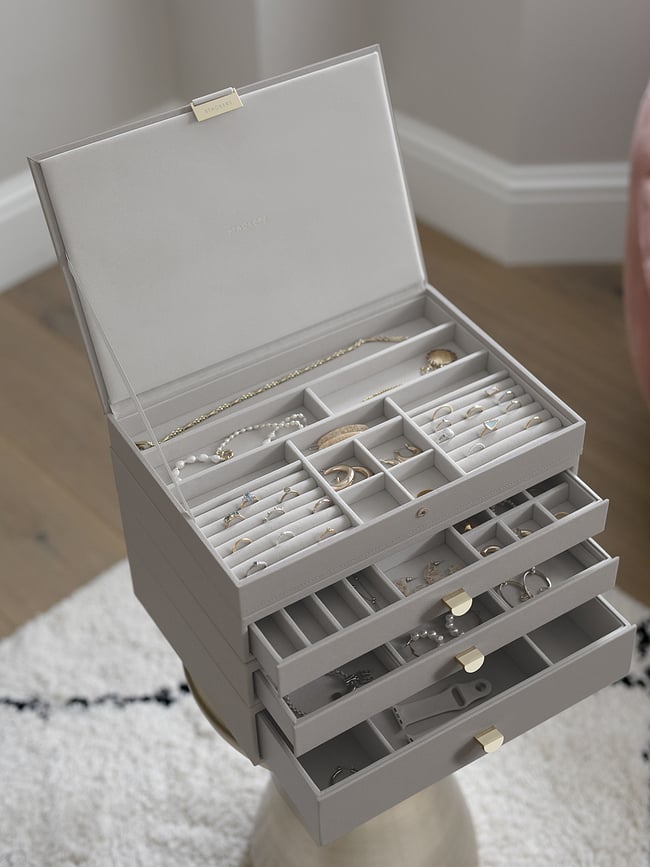 Stackers Kutija za Nakit supersize s 3 ladice taupe