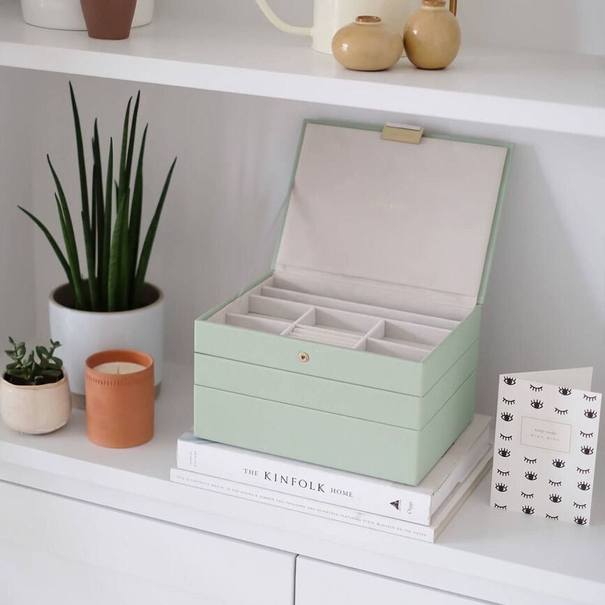 Stackers Classic Kutija za Nakit trostruka taupe