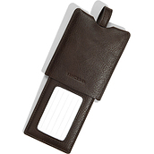Stackers Luggage identifier clasp rectangular brown
