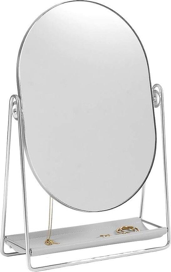 Stackers Miroir avec organisateur de bijoux, gris argenté