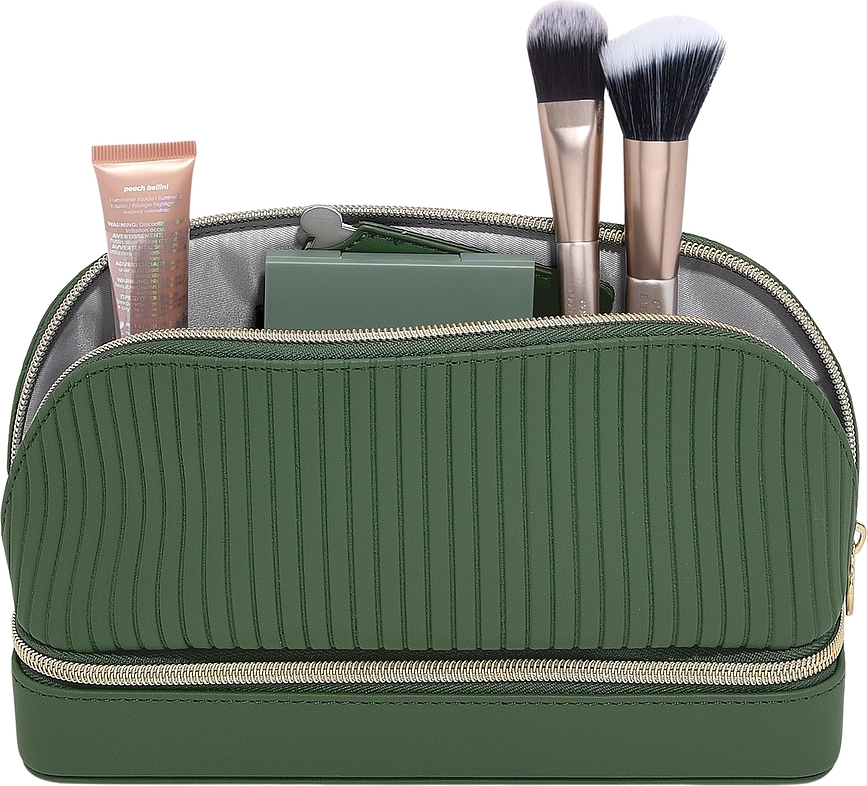 Stackers Νεσεσέρ, με χώρο για κοσμήματα και καθρέφτη, σμαραγδί