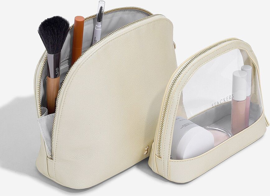 Stackers Nested Θήκες Καλλυντικών, περλέ, 2 τμχ