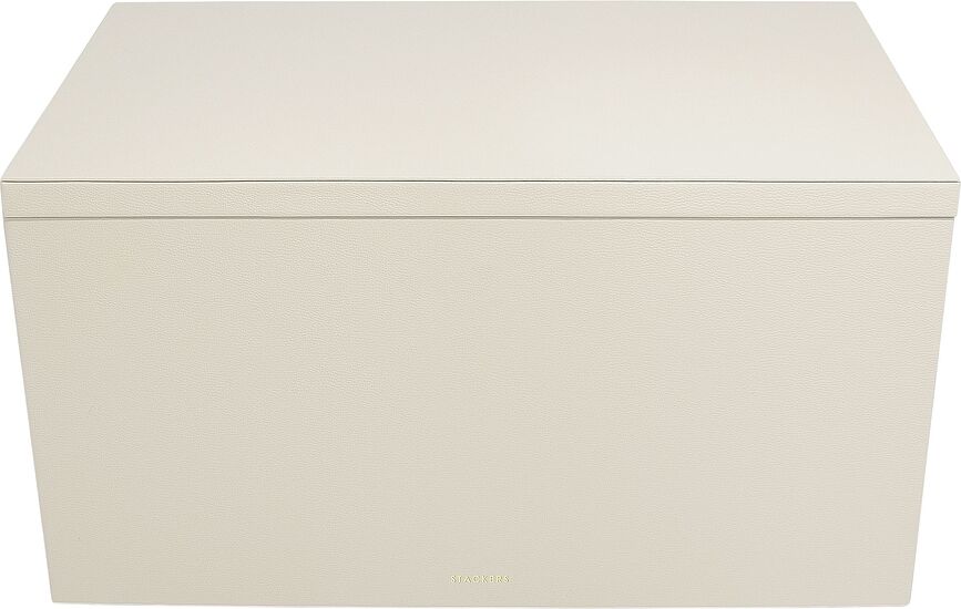 Stackers Organisateur de Bureau pliable, lin, beige clair