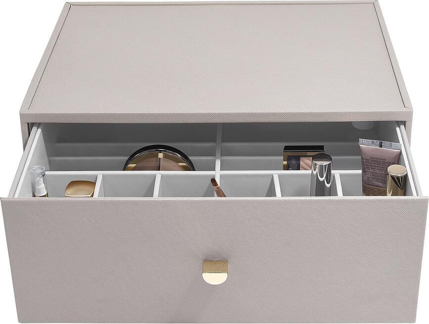 Stackers Organisateur de Maquillage profond Supersize, avec tiroir, taupe
