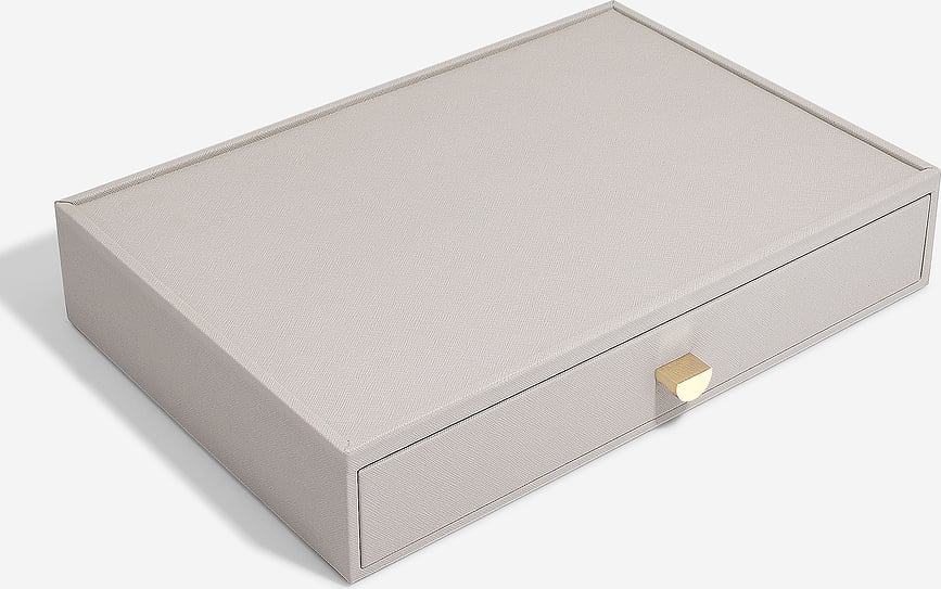 Stackers Organisateur de Maquillage Super Size avec tiroir et séparateurs, rose