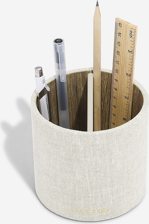 Stackers Organisateur de Stylos, beige clair, en lin