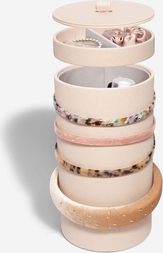 Stackers Organisateur pour accessoires de cheveux, rose