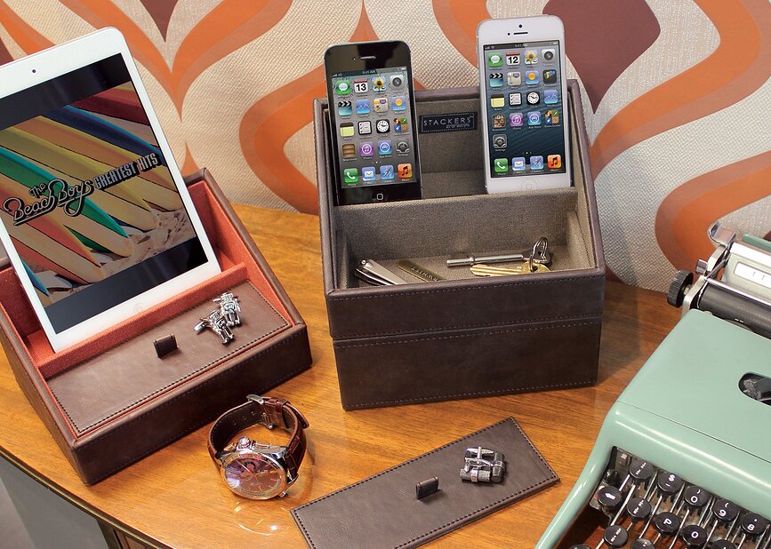 Stackers Organiseur pour Bijoux et Station de Charge, noir