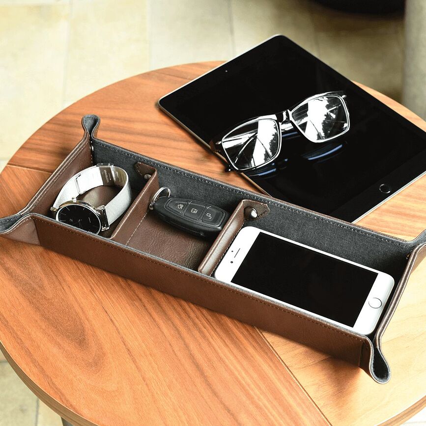 Stackers Organizator s pretincima pravokutni crni