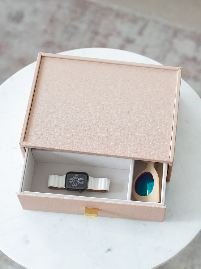 Stackers Pebble Organizator za kozmetiku s 3 ladice taupe