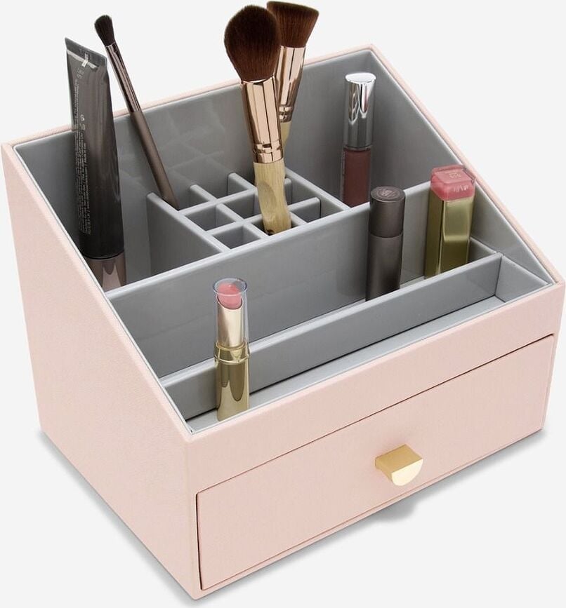 Stackers Organizator za kozmetiku kameno sivi