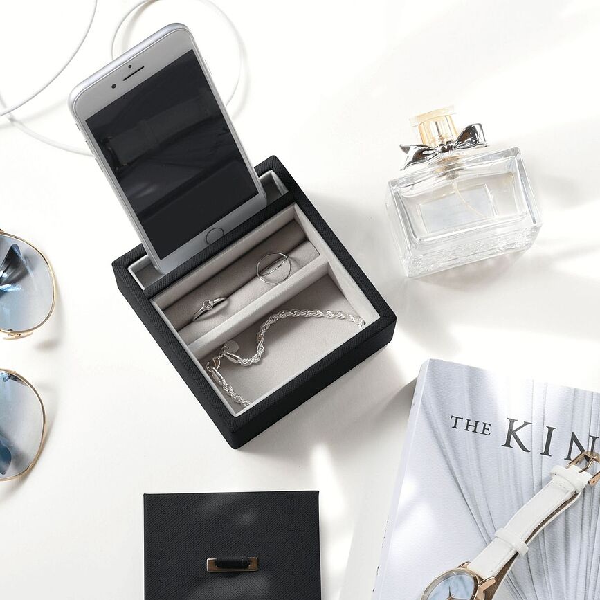 Stackers Stanica za Odlaganje i Kutija za Nakit jednostruka crna