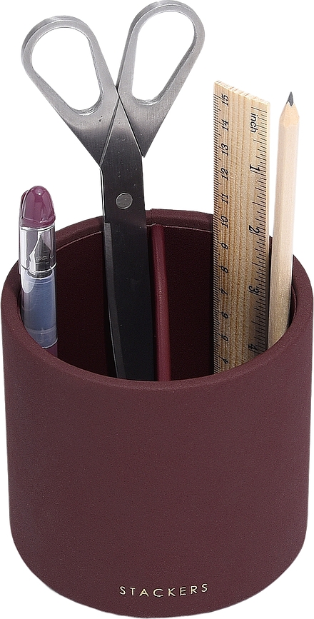 Stackers Organizator za pisarniški pribor, bordo, 2 kosa