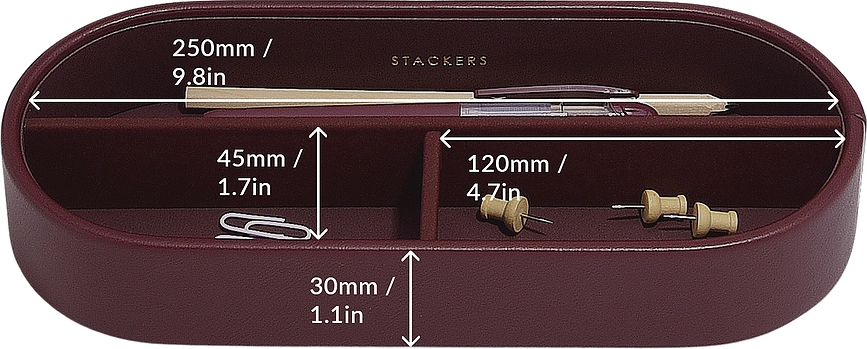 Stackers Organizator za revije, 25 x 33 cm, pistacijev, 2 kosa