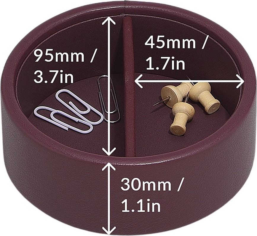 Stackers Organizator za uredski pribor bordo Set od 2 dijela