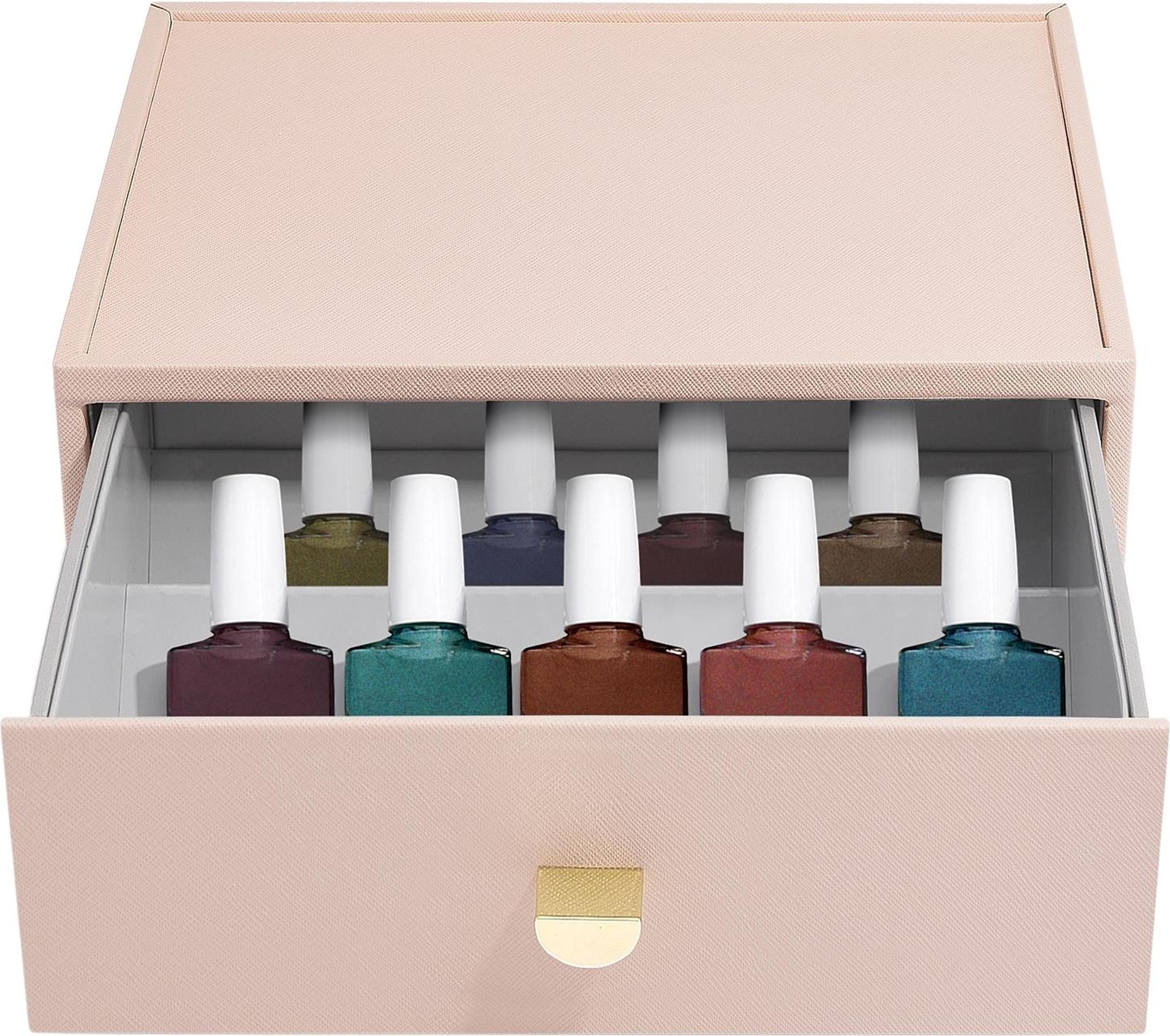 Stackers Organizer für Nagellacke classic rosa mit Schublade
