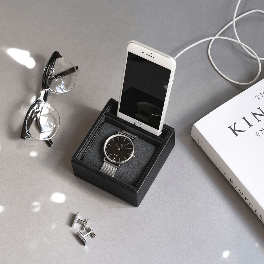 Stackers Σταθμός Οργάνωσης και Θήκη Ρολογιού, μονό, καφέ