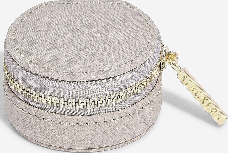 Stackers Oyster Kutija za Nakit putna mini taupe