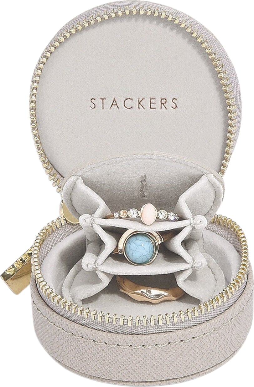 Stackers Oyster Schmuck-Reisekästchen mini taupe
