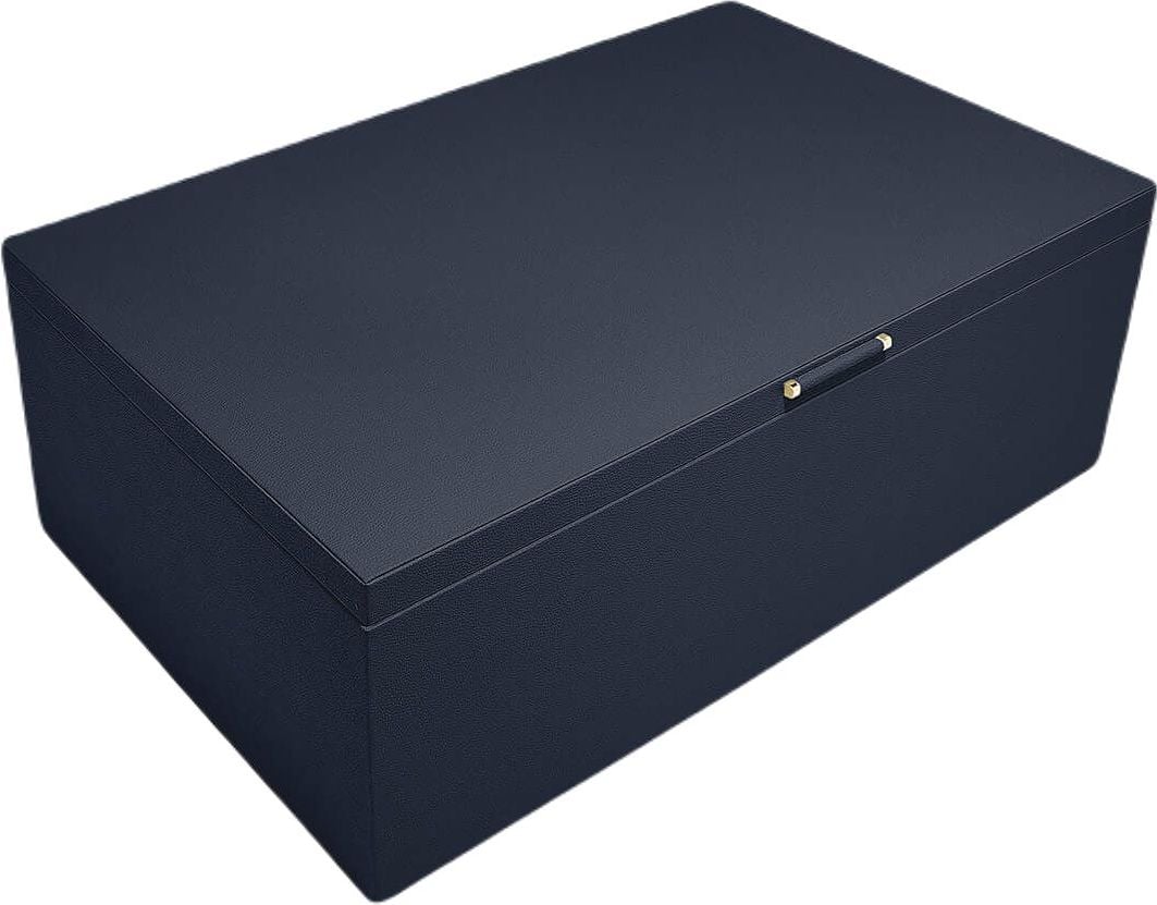 Stackers Pebble Aufbewahrungsbox supersize 3-Fächer marineblau