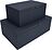 Stackers Pebble Aufbewahrungsboxen 3-Fächer marineblau 2 St.
