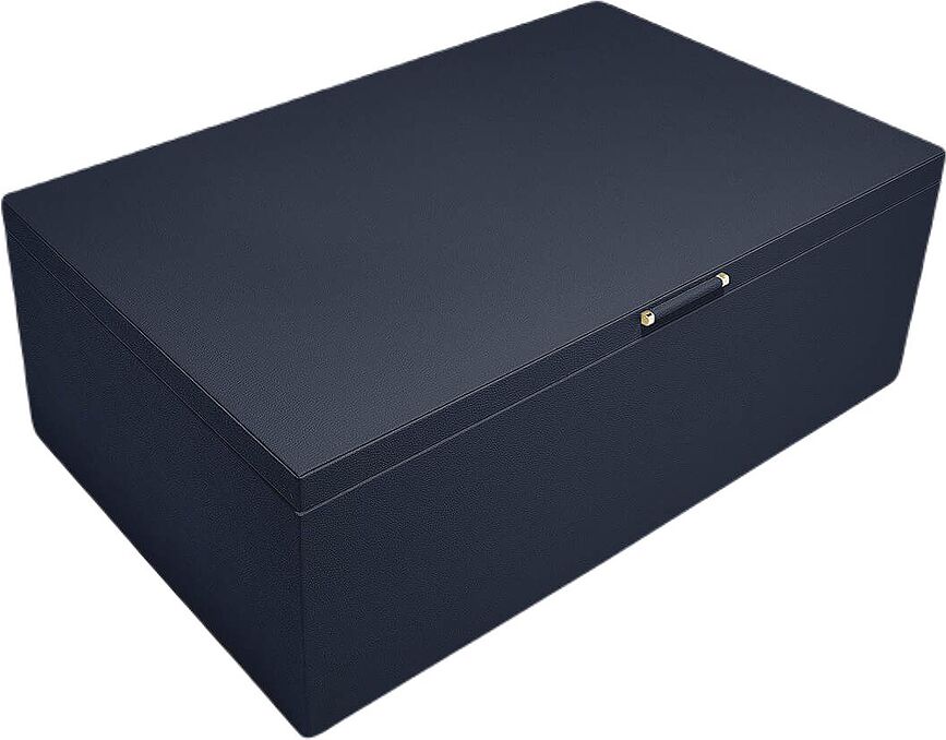 Stackers Pebble Boîte de Rangement à 3 compartiments, supersize, bleu marine