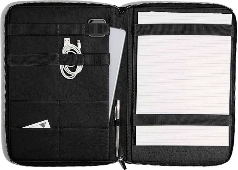 Stackers Pebble Etui für Dokumente A4 schwarz