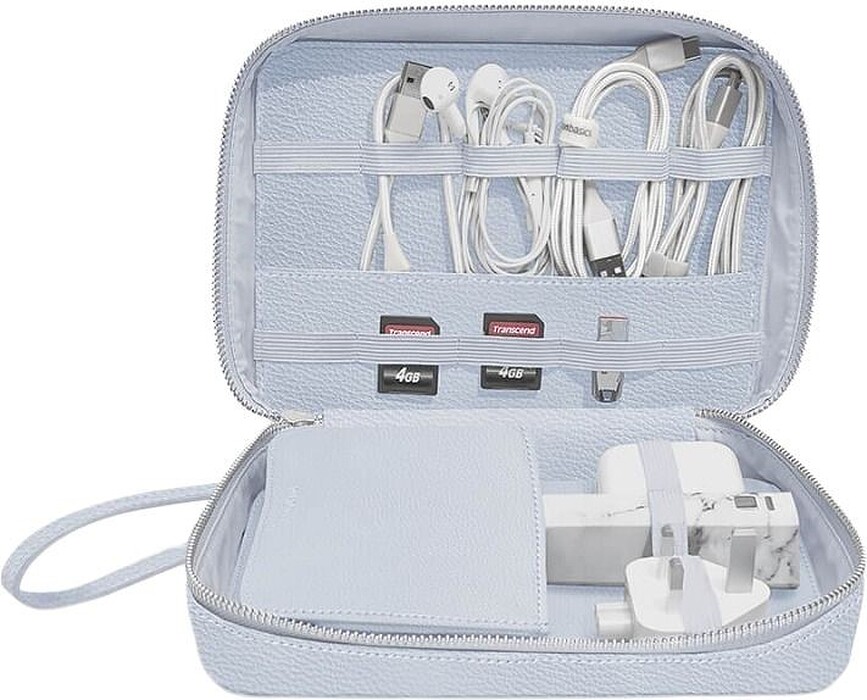 Stackers Pebble Étui pour chargeurs et écouteurs, lavande