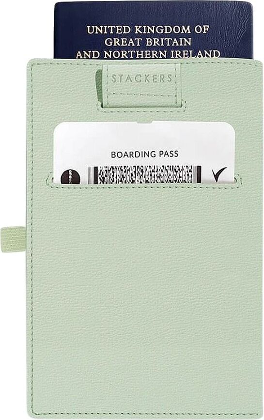 Stackers Pebble Étui pour passeport et cartes