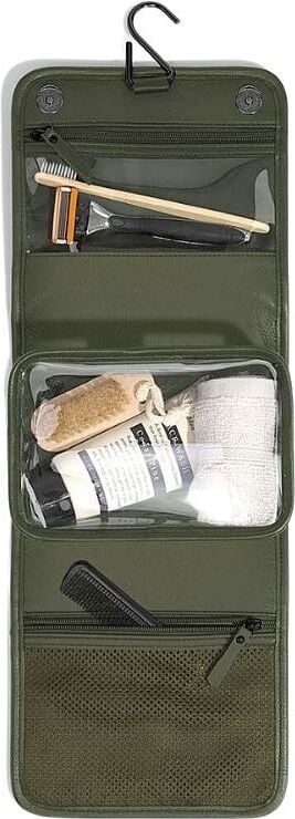 Stackers Pebble Reisekosmetiktasche zum Aufhängen olivenfarben
