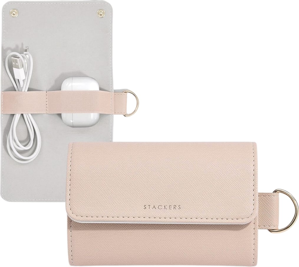 Stackers Pebble Schmuckkästchen classic 6-Fächer mit Schublade und Glasdeckel