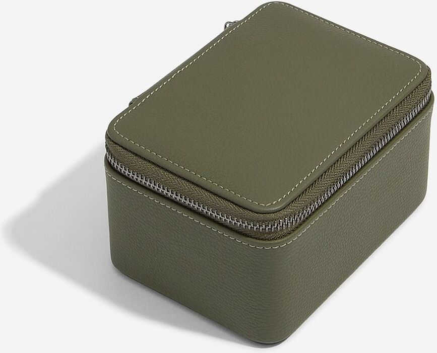 Stackers Pebble Etui za ure potovalni, dvopredelni, črno-siv