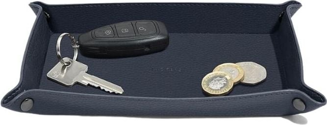 Stackers Pebble Travel Untersetzer für kleine Gegenstände rechteckig marineblau