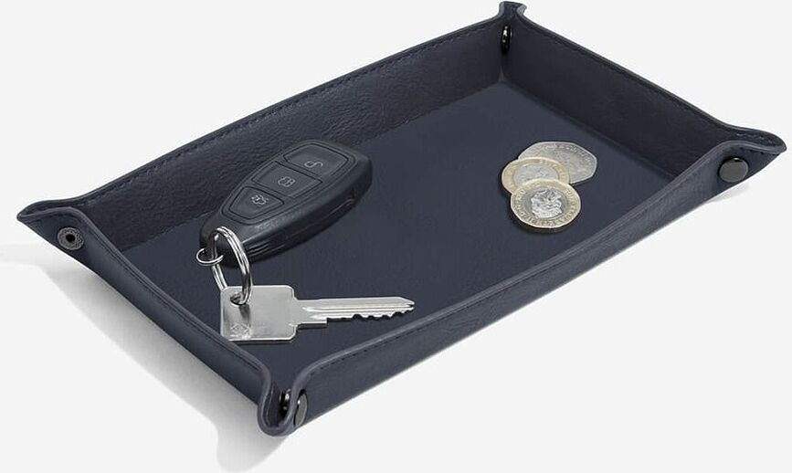 Stackers Pebble Travel Vide-poche rectangulaire, noir