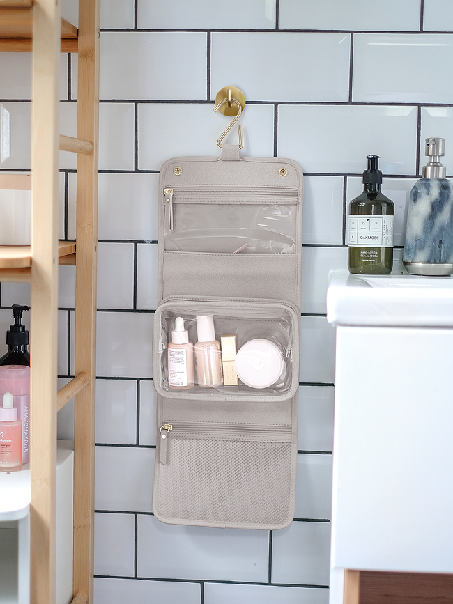 Stackers Pebble Trousse de Toilette à suspendre, rose