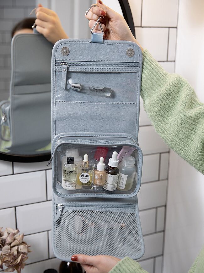 Stackers Pebble Trousse de Toilette à suspendre, rose