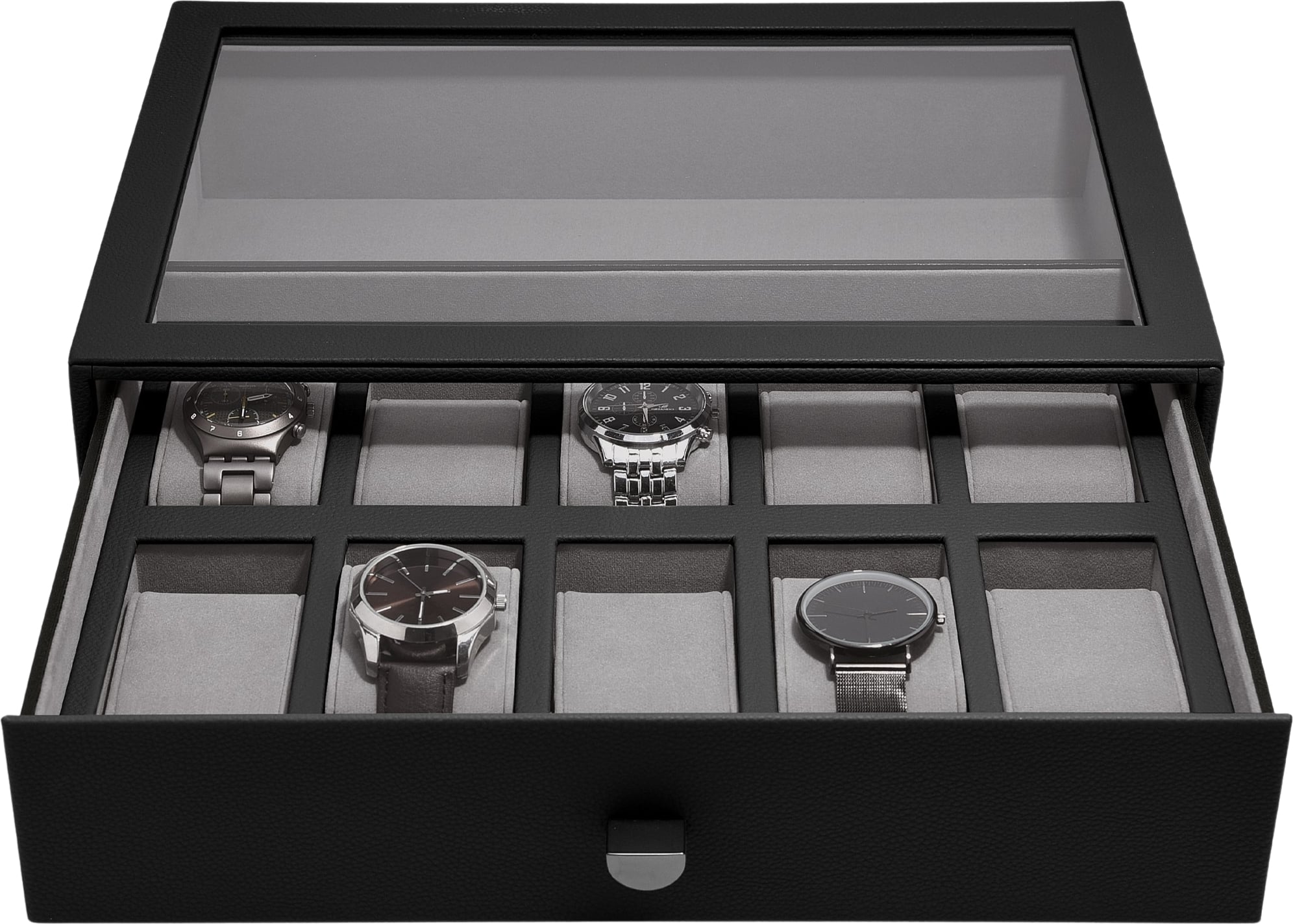 Stackers Pebble Uhrenbox, 10 Fächer
