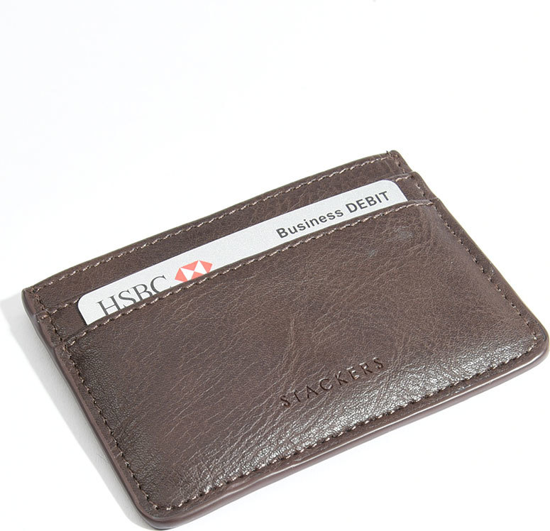 Stackers Personalausweis-Etui braun